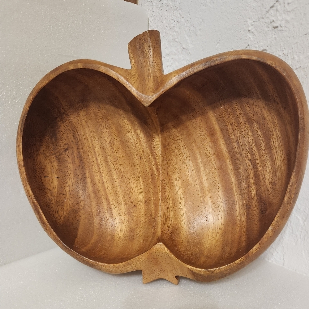 Vintage apple shaped decorative bowl